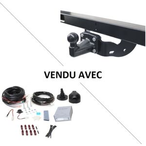Attelage Volkswagen Transporter T6.1 Plateau (11/19-08/24) Standard + faisceau universel 7 broches + boitier électronique - Publicité Attelage Volkswagen Transporter T6.1 Plateau (11/19-08/24) Standard + faisceau universel 7 broches + boitier électronique - Publicité
