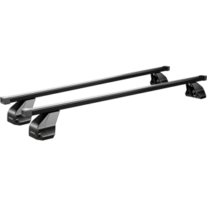 Barres de toit BMW X1 Type F48 (10/15-10/18) Menabo Omega L acier noir - Publicité Barres de toit BMW X1 Type F48 (10/15-10/18) Menabo Omega L acier noir - Publicité