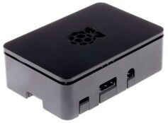 Boîtier de protection noir pour Raspberry Pi 1 et 2 B/B+ et 3 modèle B