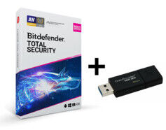 BitDefender Pack antivirus Bitdefender Total Security 2020 avec clé USB 32 Go