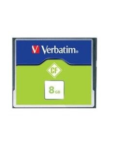 Verbatim Carte Mémoire Compact Flash Verbatim - 8 Go