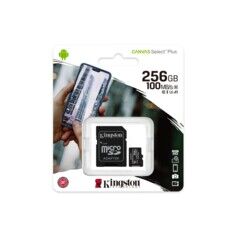 Kingston Carte Micro SDXC avec adaptateur Canvas Select - 256 Go