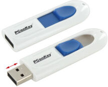 PConKey Clé USB 2.0 ''UPD-164'' - 64 Go - Bleu