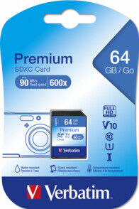 Verbatim Carte SDXC U1 Premium - 64 Go