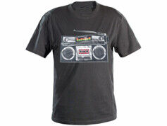 Infactory T-shirt avec égaliseur et haut-parleur ''Boom Box Sound''