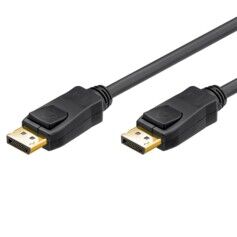 Goobay Câble DisplayPort 1.4 avec clips de verrouillage - 1 m