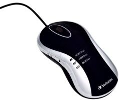 Verbatim Souris laser 49010 noir et argent