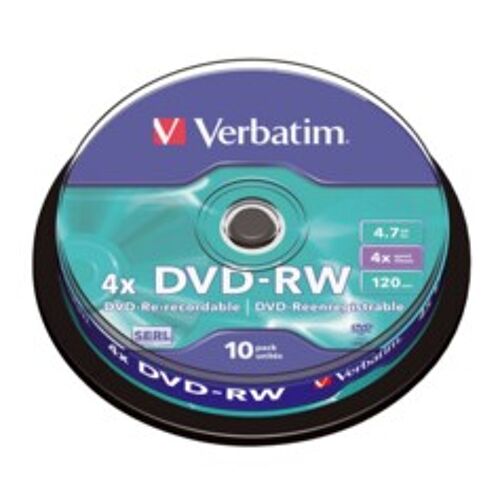 Verbatim 10 DVD-RW Verbatim Spin...