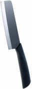 Rosenstein & Söhne Couteau hachoir Nakiri en céramique zircone noire - 15 cm