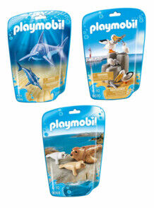 Playmobil Jouet Playmobil collection Le Zoo - 3 packs