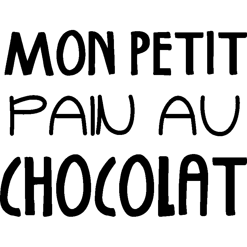 Ambiance-sticker Sticker cuisine Mon petit pain au chocolat