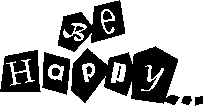 Ambiance-sticker Sticker Design Be happy