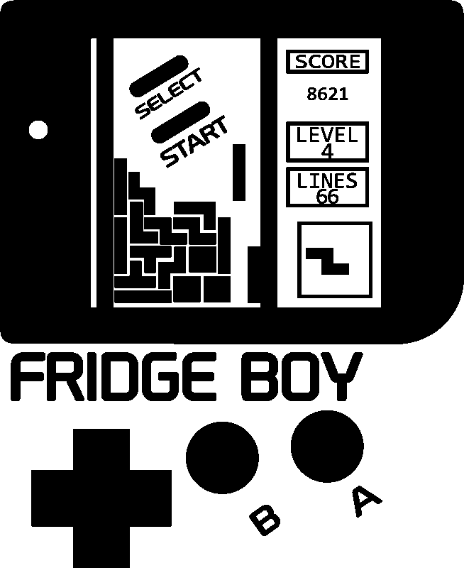 Ambiance-sticker Sticker frigo jeux vidéos Fridge boy