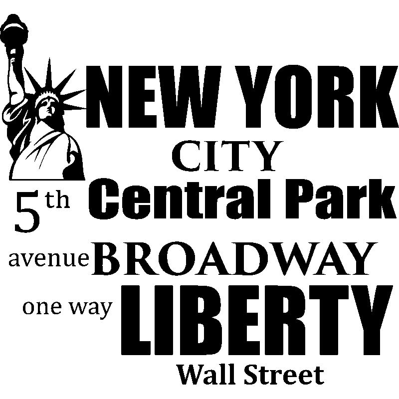 Ambiance-sticker Sticker New York city design cartier