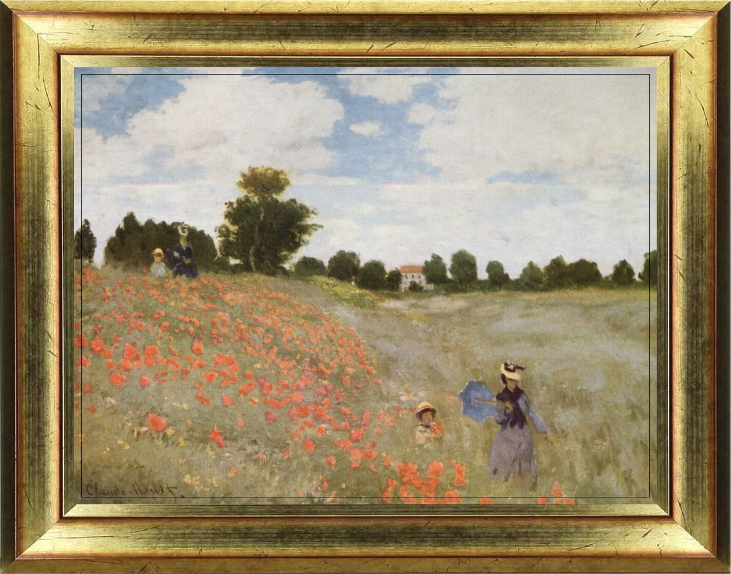 Ambiance-sticker Sticker tableau de Claude Monet - Coquelicot