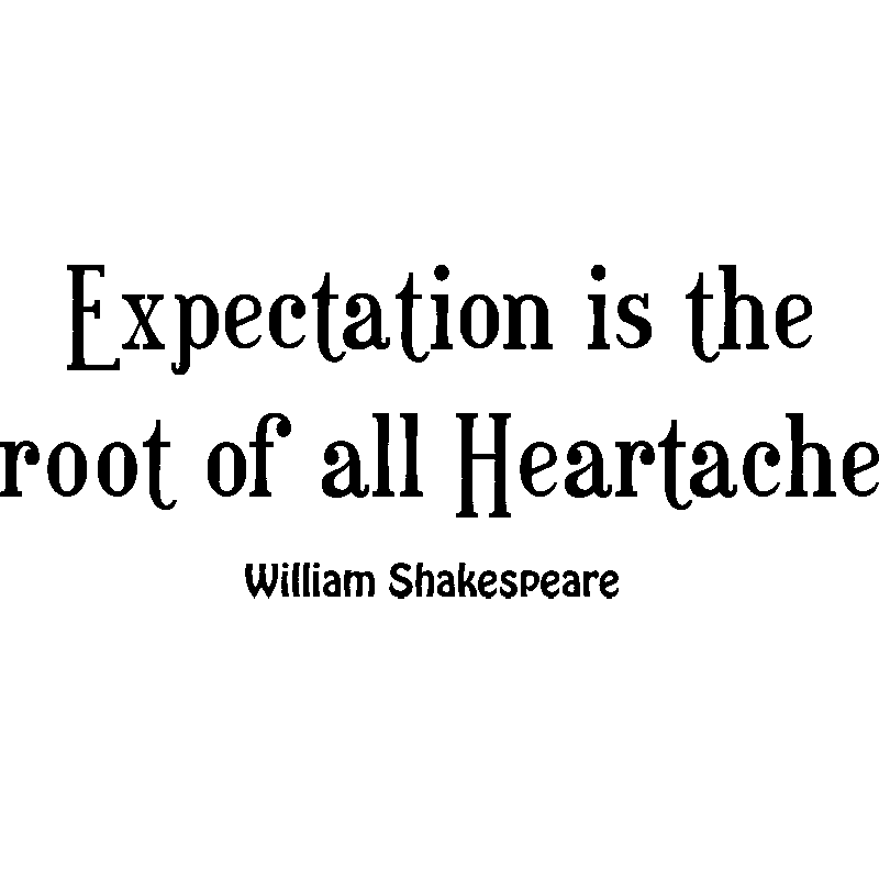 Ambiance-sticker Sticker The root of all Heartache - William Shakespeare