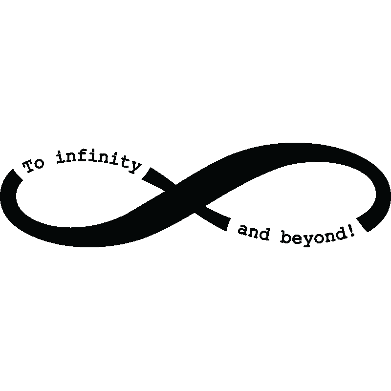 NC Sticker To infinity