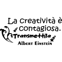 Ambiance-sticker Sticker citation La creatività è contagiosa – Albert Einstein