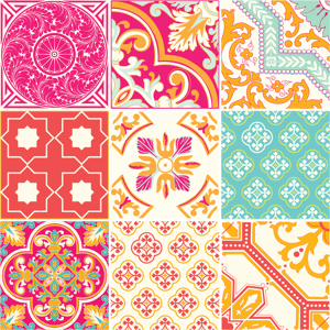 Ambiance-sticker 9 stickers carrelages azulejos taliana