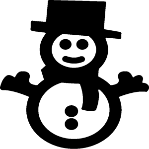 Ambiance-sticker Sticker Bonhomme de neige