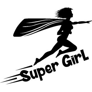 Ambiance-sticker Sticker Super girl