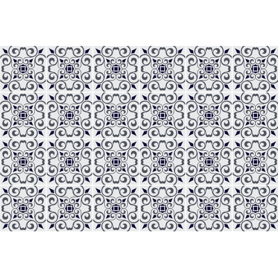 Ambiance-sticker 24 stickers carrelages azulejos Bartoli - Publicité Ambiance-sticker 24 stickers carrelages azulejos Bartoli - Publicité