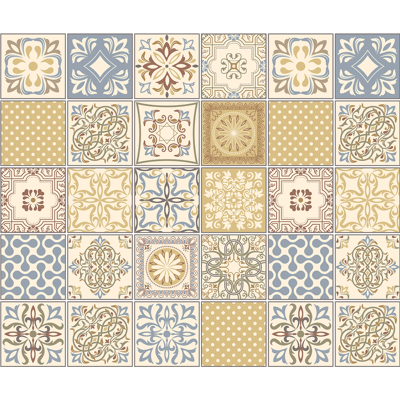 Ambiance-sticker 30 stickers carrelages azulejos auriana - Publicité Ambiance-sticker 30 stickers carrelages azulejos auriana - Publicité