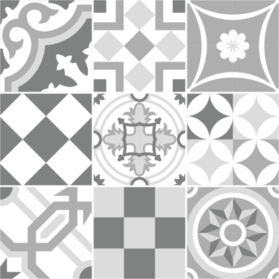 Ambiance-sticker 9 stickers carreaux de ciment azulejos cesar - Publicité Ambiance-sticker 9 stickers carreaux de ciment azulejos cesar - Publicité