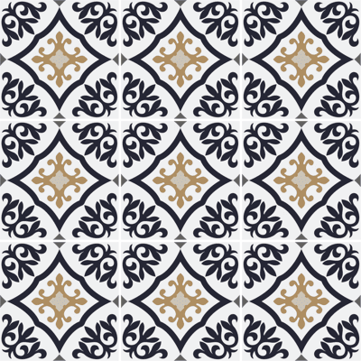 Ambiance-sticker 9 stickers carreaux de ciment azulejos Floriano - Publicité Ambiance-sticker 9 stickers carreaux de ciment azulejos Floriano - Publicité