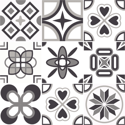 Ambiance-sticker 9 stickers carrelages azulejos nadegina - Publicité Ambiance-sticker 9 stickers carrelages azulejos nadegina - Publicité