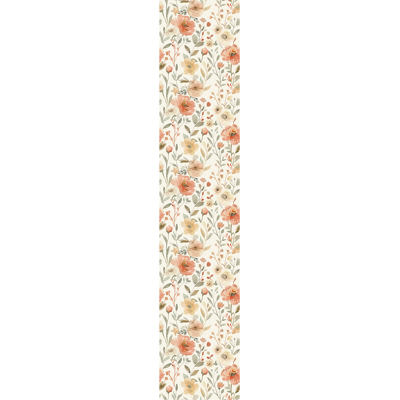 Ambiance-sticker Papier peint préencollé fleurs vintage coquelicots H300 x L60 cm - Publicité Ambiance-sticker Papier peint préencollé fleurs vintage coquelicots H300 x L60 cm - Publicité