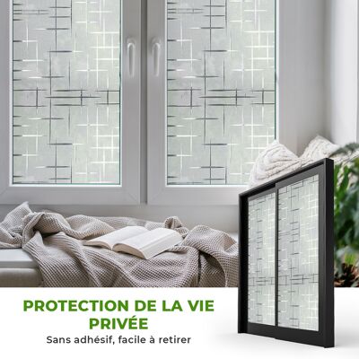 Ambiance-sticker Rouleau occultant vitrostatique étoiles design pour fenêtre au mètre - Publicité Ambiance-sticker Rouleau occultant vitrostatique étoiles design pour fenêtre au mètre - Publicité
