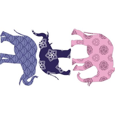 Ambiance-sticker Sticker 3 éléphants - Publicité Ambiance-sticker Sticker 3 éléphants - Publicité