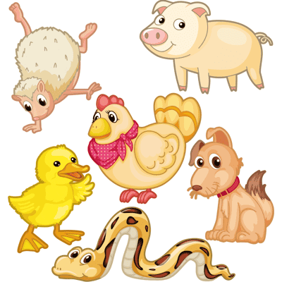 Ambiance-sticker Sticker animaux mignons - Publicité Ambiance-sticker Sticker animaux mignons - Publicité