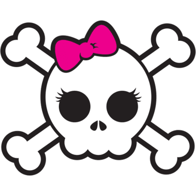 Ambiance-sticker Sticker auto tête de mort fille - Publicité Ambiance-sticker Sticker auto tête de mort fille - Publicité