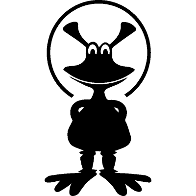 NC Sticker Caricature Allien - Publicité NC Sticker Caricature Allien - Publicité