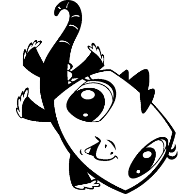 Ambiance-sticker Sticker Caricature petit croco 2 - Publicité Ambiance-sticker Sticker Caricature petit croco 2 - Publicité