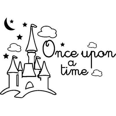 Ambiance-sticker Sticker Château "Once upon a time" - Publicité Ambiance-sticker Sticker Château "Once upon a time" - Publicité