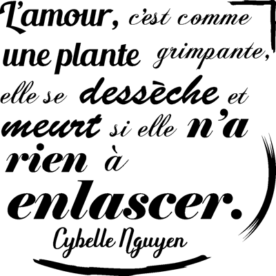 Ambiance-sticker Sticker citation amour l'amour, c'est comme ... - Cybelle Nguyen - Publicité Ambiance-sticker Sticker citation amour l'amour, c'est comme ... - Cybelle Nguyen - Publicité