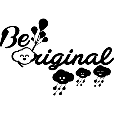 Ambiance-sticker Sticker citation Be original - Publicité Ambiance-sticker Sticker citation Be original - Publicité