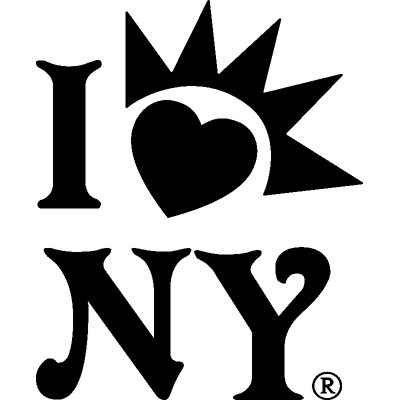 NC Sticker citation i love NY - Publicité NC Sticker citation i love NY - Publicité
