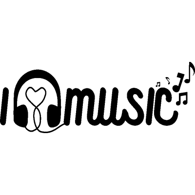 Ambiance-sticker Sticker citation musique i love music - Publicité Ambiance-sticker Sticker citation musique i love music - Publicité