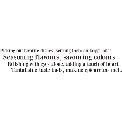 Ambiance-sticker Sticker citation Savouring colours - Publicité Ambiance-sticker Sticker citation Savouring colours - Publicité