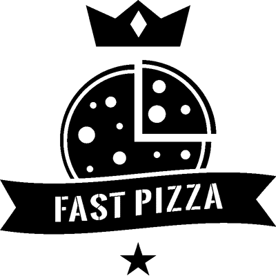 NC Sticker cuisine Fast pizza - Publicité NC Sticker cuisine Fast pizza - Publicité