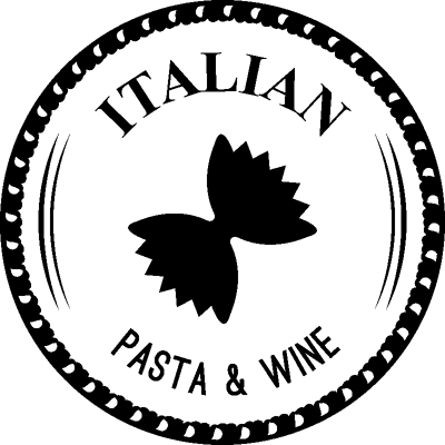 NC Sticker cuisine Italian pasta & wine - Publicité NC Sticker cuisine Italian pasta & wine - Publicité
