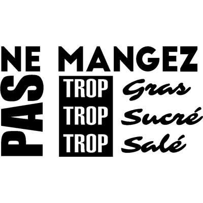 Ambiance-sticker Sticker cuisine Ne pas mangez - Publicité Ambiance-sticker Sticker cuisine Ne pas mangez - Publicité