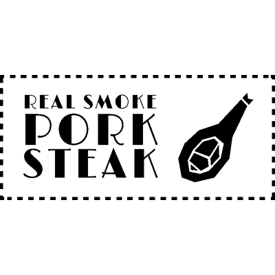 NC Sticker cuisine Real smoke pork steak - Publicité NC Sticker cuisine Real smoke pork steak - Publicité
