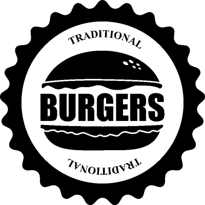 NC Sticker cuisine Traditional burgers - Publicité NC Sticker cuisine Traditional burgers - Publicité