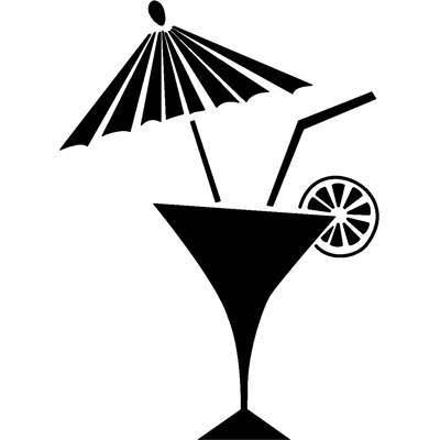 Ambiance-sticker Sticker design cocktail d'été - Publicité Ambiance-sticker Sticker design cocktail d'été - Publicité