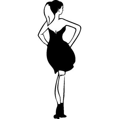 Ambiance-sticker Sticker femme si raffinée - Publicité Ambiance-sticker Sticker femme si raffinée - Publicité